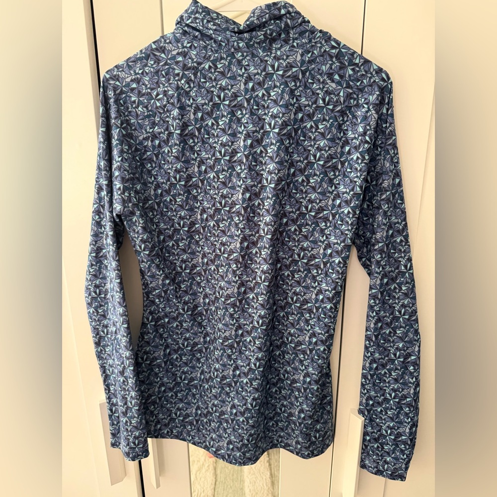 Merrell Blue Patterned Long Sleeve Top - Picture 2 of 4